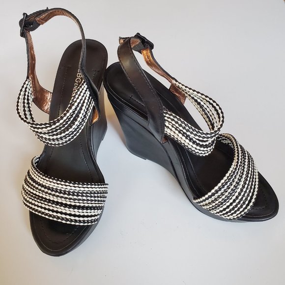 BCBGeneration BG-Callista wedge heels black white - Picture 2 of 10
